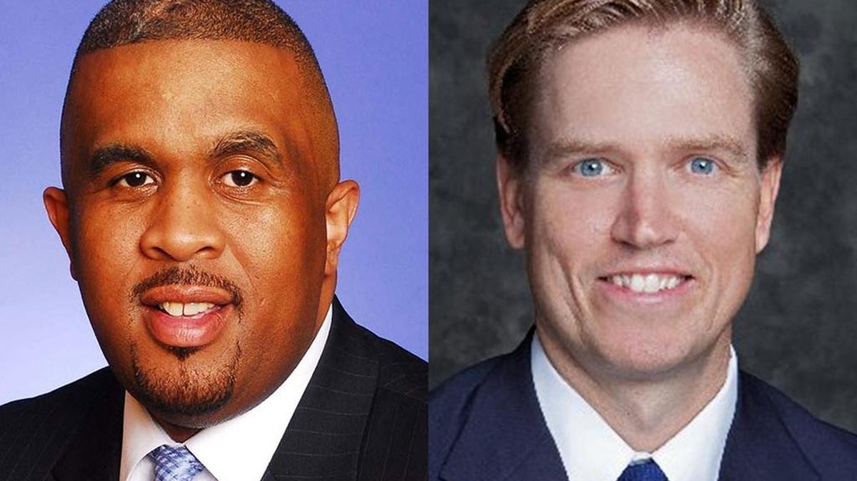 
Charlotte mayoral candidates David Howard (Democrat) and Edwin Peacock III (Republican).
