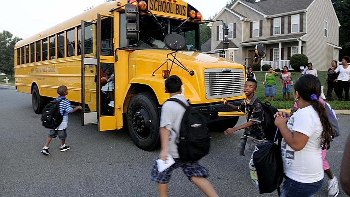 
Charlotte-Mecklenburg Schools is considering eliminating “shuttle” bus stops like this one.
