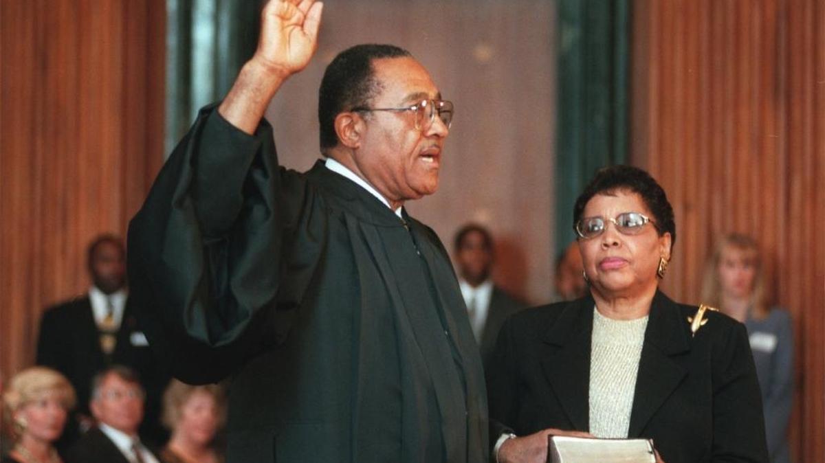 Henry E. Frye, the first African-American on the North Carolina Supreme Court, became its first Chief Justice in 1999.