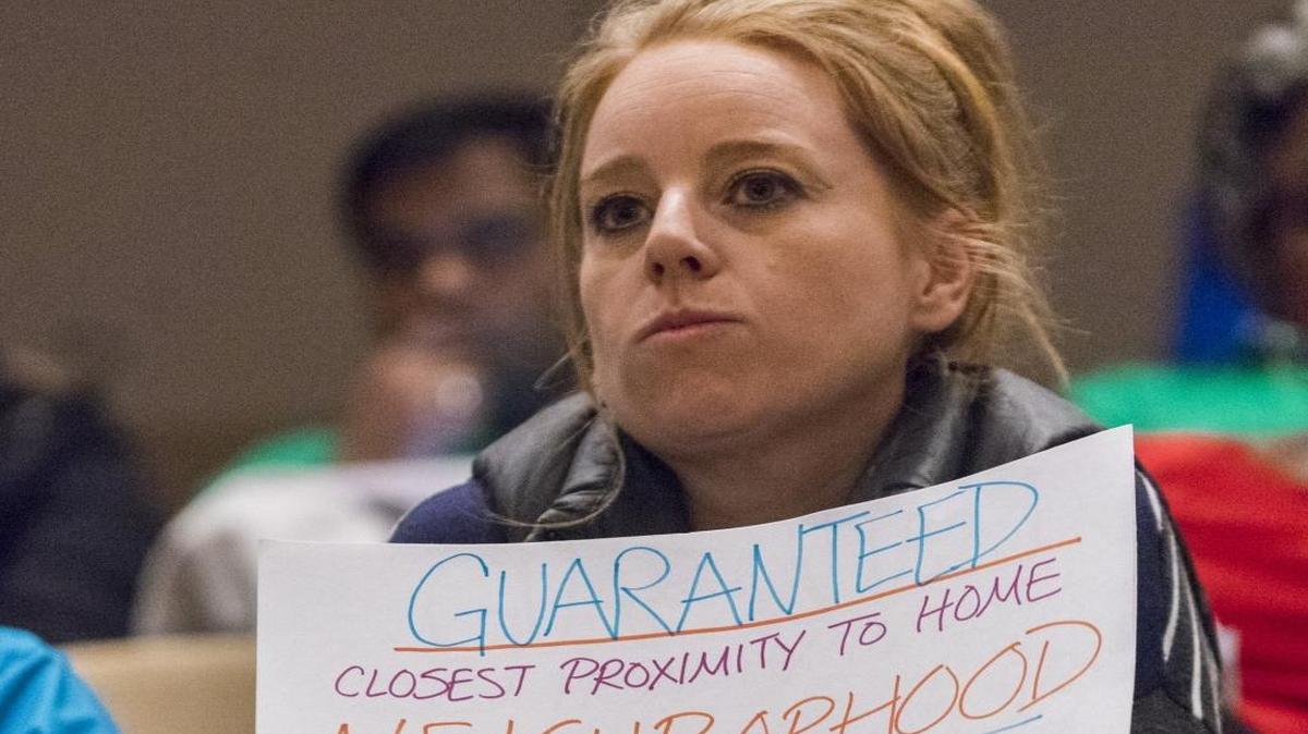 Many Charlotte parents have pressed the school board for guaranteed seats in the schools close to their homes.