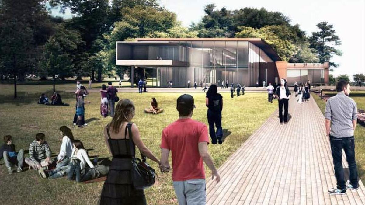 
An artist’s rendering of the $65 million N.C. Civil War History Center planned for Fayetteville.
