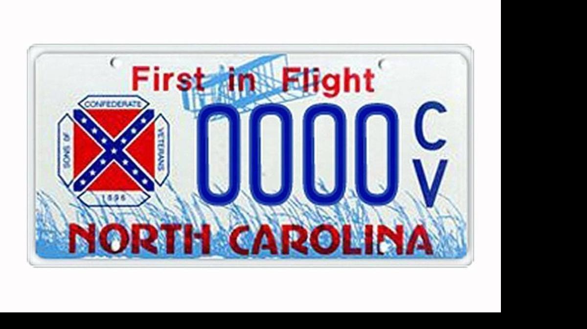 
North Carolina’s Sons of Confederate Veterans license plate

