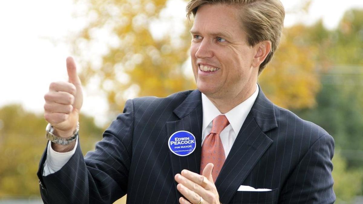 
Mayoral candidate Edwin Peacock has a hard but feasible path to winning the mayoral race next month. 
