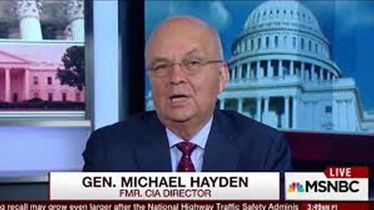 Retired Gen. Michael Hayden expressed uncertainty about Donald Trump this morning on MSNBC’s Morning Joe.