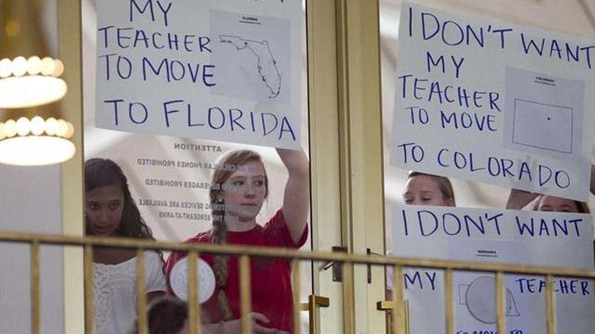 North Carolinians are unhappy with how the state is paying its teachers.