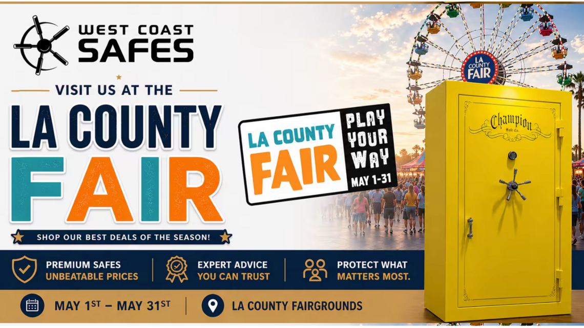 Champion Safe and West Coast Safes Go All-In for the Final Days of the LA County Fair 