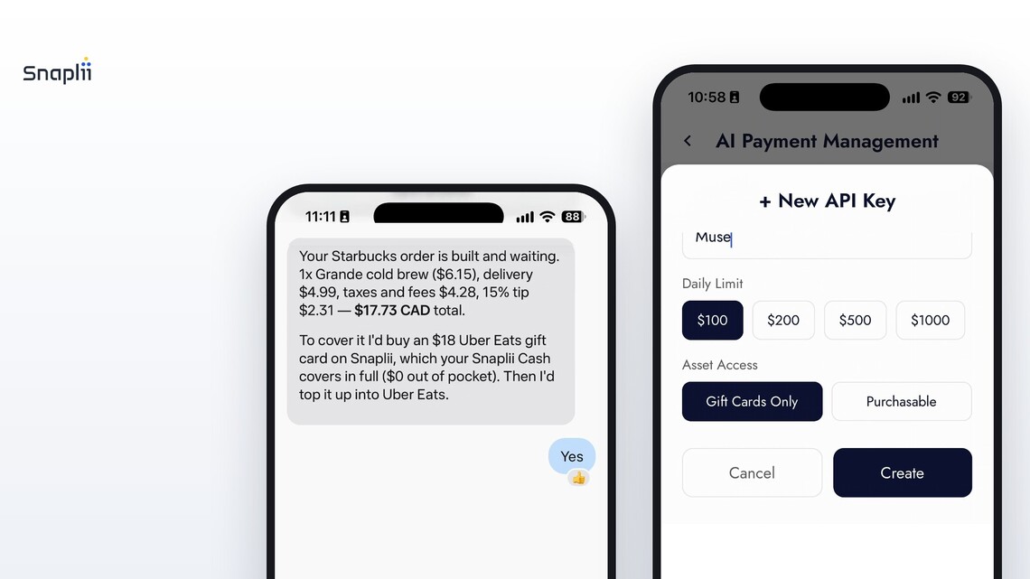 As Muse Tops the App Store and Instinct Raises $1 Billion, Snaplii Offers a Separate Wallet for AI Agent Spending, With Cashback 
