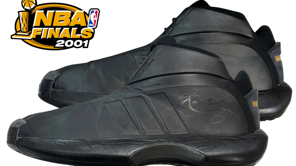 Infinite Auctions LLC (OTC PINK:MDCE) Highlights Rare Kobe Bryant 2001 NBA Finals Game-Used Sneakers as New Auction Site Approaches 100,000 Views 