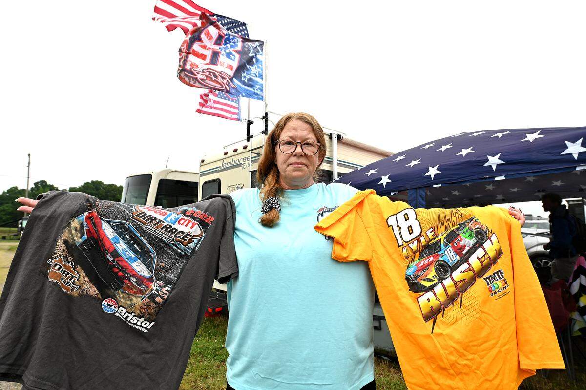 Panda Young of Pennsylvania came to Charlotte Motor Speedway in Concord, NC with hopes of having NASCAR driver Kyle Busch autograph two of her favorite shirts during the Memorial Day weekend festivities. Busch died unexpectedly on Thursday, May 21, 2026 and Young has been overwhelmed with grief.