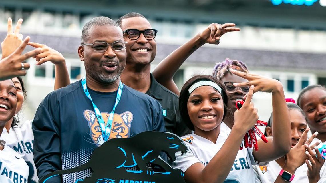 Panthers owners commit $1M to girls’ flag football after historic NC vote