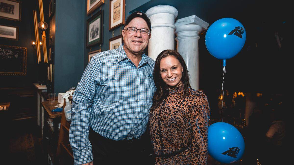 Carolina Panthers and MLS Charlotte Football Club owners David and Nicole Tepper run the David & Nicole Tepper Foundation, which committed $10 million to food banks across the Carolinas on Wednesday, June 25, 2025.