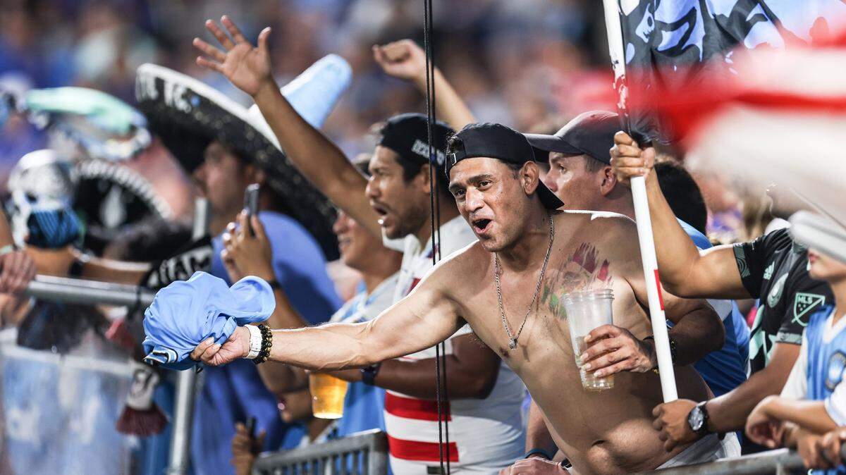 File photo: Charlotte FC fans celebrate at the Bank of America Stadium in Charlotte, N.C., on Wednesday, July 20, 2022. The Queen City side defeated Philadelphia Union on Saturday, Oct. 1, 2022.