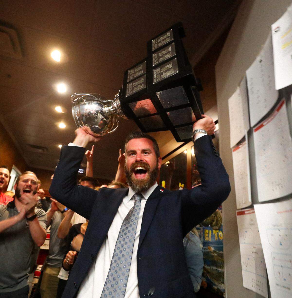 Shawn Lynch, the Charlotte Checkers’ longest tenured employee, was named team president on June 30, 2025, six seasons after the franchise won their first Calder Cup trophy.