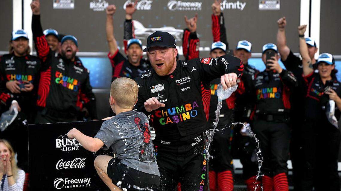 Winning the Daytona 500 gave Tyler Reddick an emotion only his sons could give him