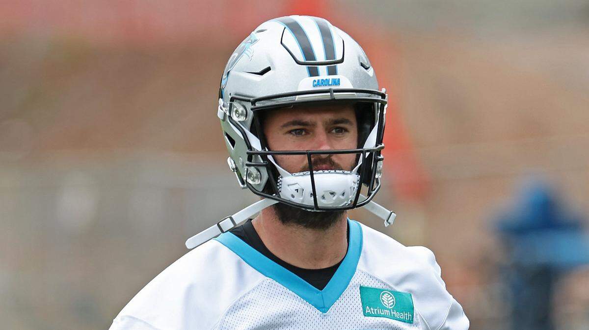 Carolina Panthers wide receiver Hunter Renfrow on Tuesday, May 27, 2025.