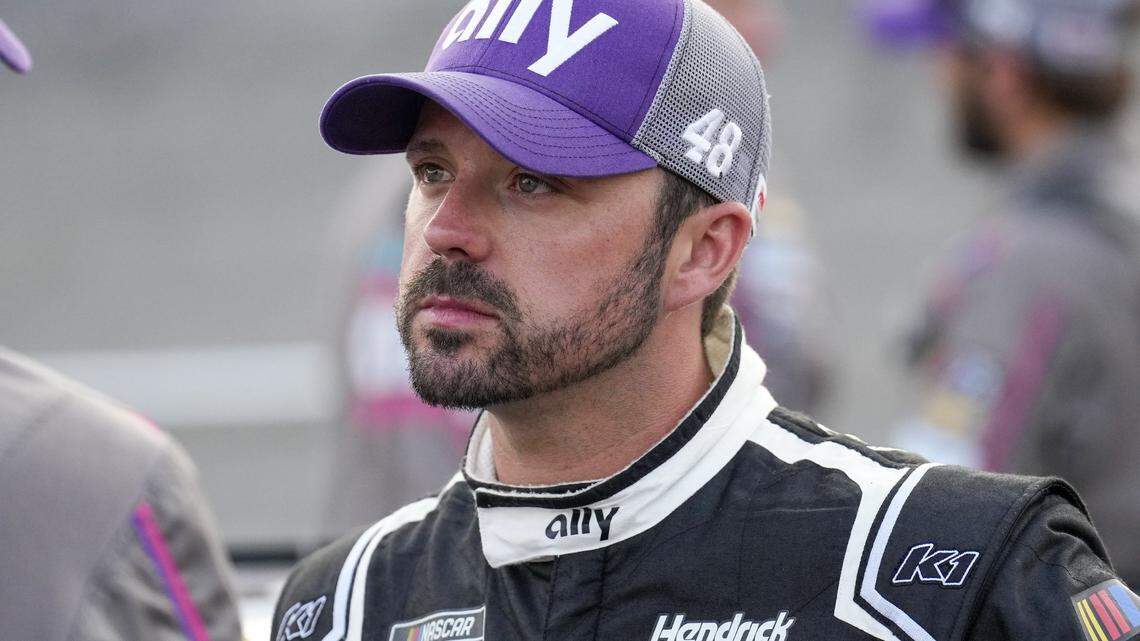 May 21, 2023; North Wilkesboro, North Carolina, USA; NASCAR Cup Series driver Josh Berry (24) during the All Star Race at North Wilkesboro Speedway. Mandatory Credit: Jim Dedmon-USA TODAY Sports