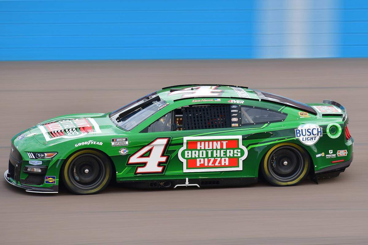 Mar 10, 2023; Avondale, Arizona, USA; NASCAR Cup Series driver Kevin Harvick (4) during practice for the United Rentals Work United 500 at Phoenix Raceway. Mandatory Credit: Gary A. Vasquez-USA TODAY Sports