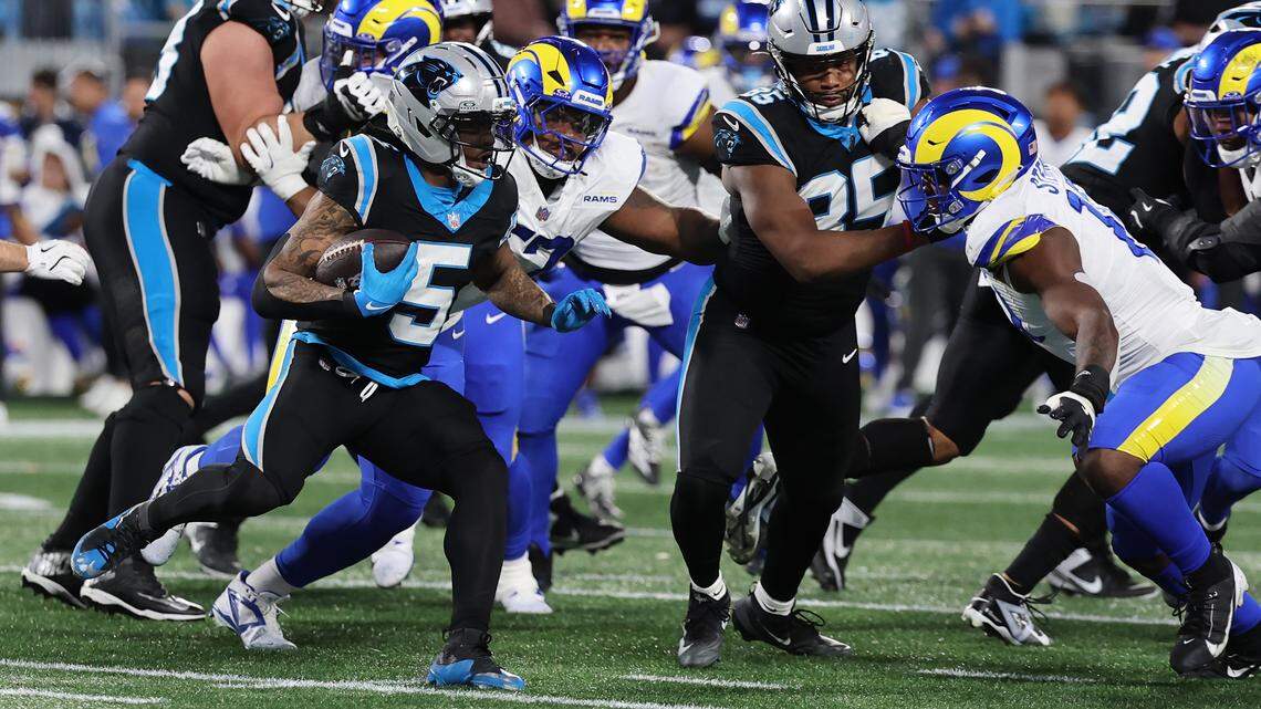 Panthers free agency live tracker: The latest on Rico Dowdle, Cade Mays, others