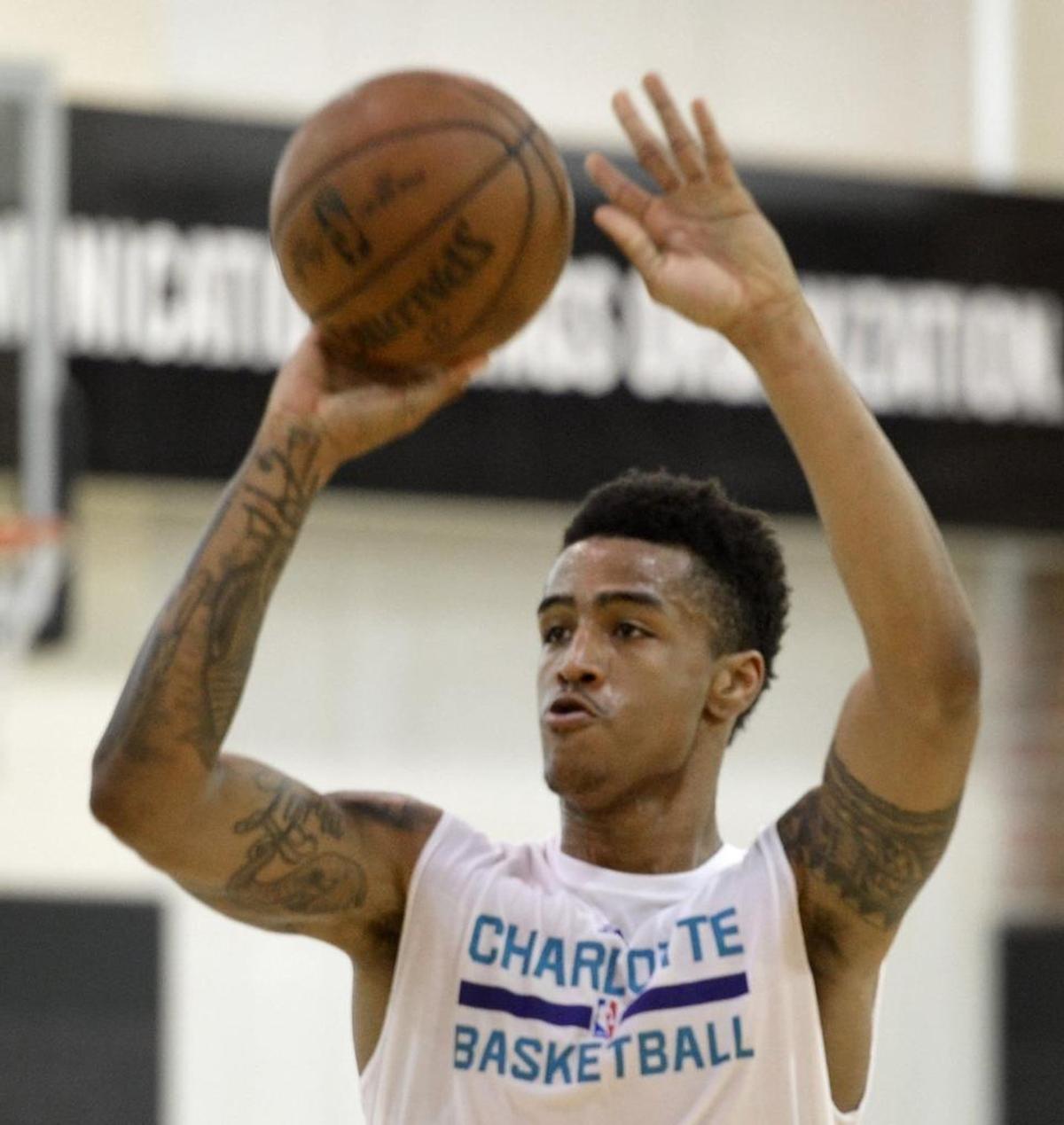 Wake Forest’s John Collins worked out for the Charlotte Hornets on Friday ahead of Thursday’s NBA Draft.