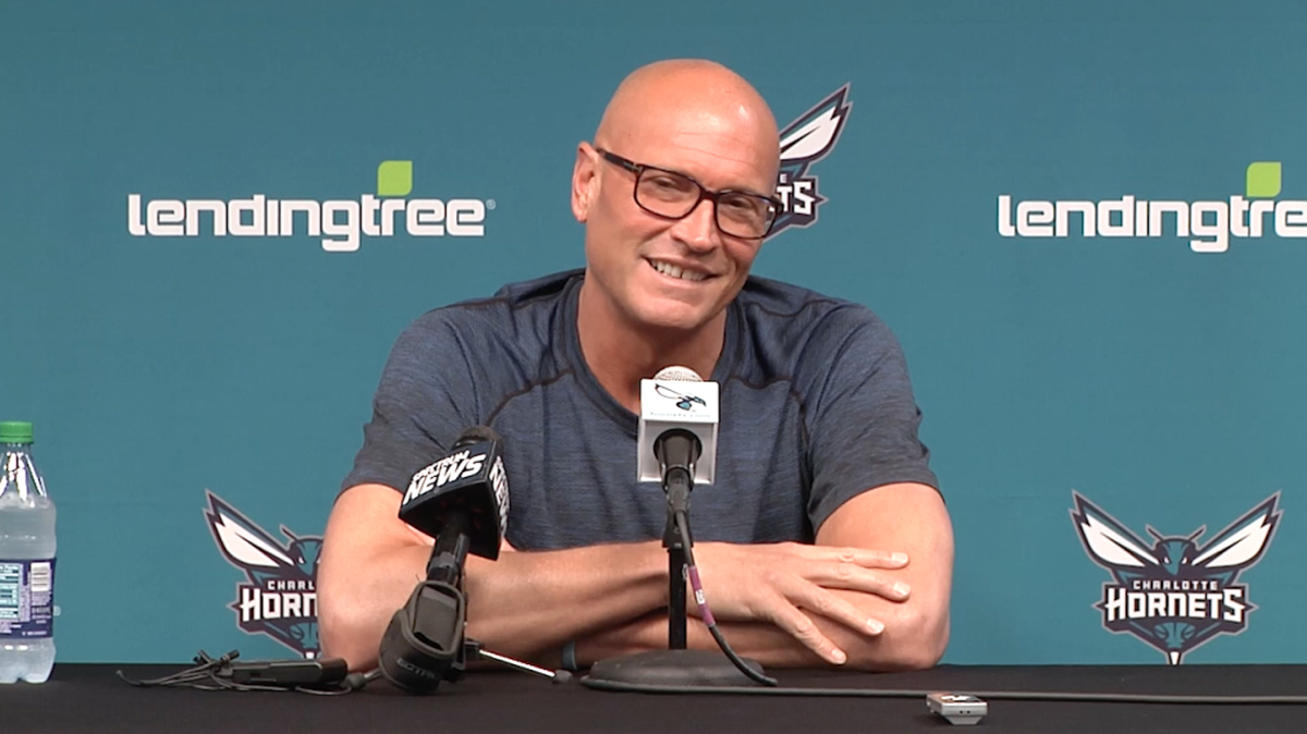 Former Charlotte Hornets guard Rex Chapman reflects on his playing days during the franchise's early years.