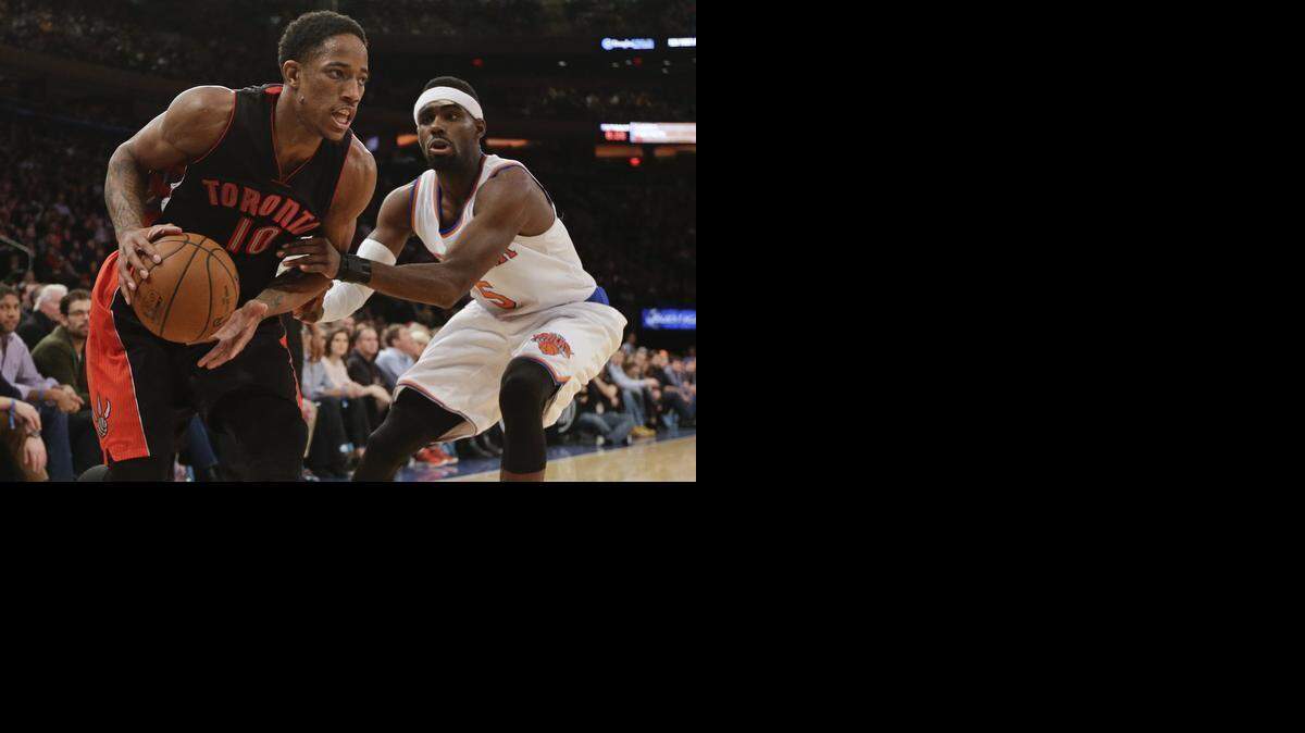 
Toronto Raptors guard DeMar DeRozan will be a challenging matchup for Hornets guard Gerald Henderson.
