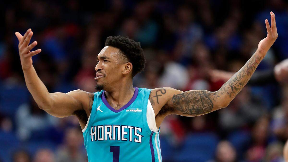 Charlotte Hornets guard Malik Monk has a sprained right thumb, not a fracture.