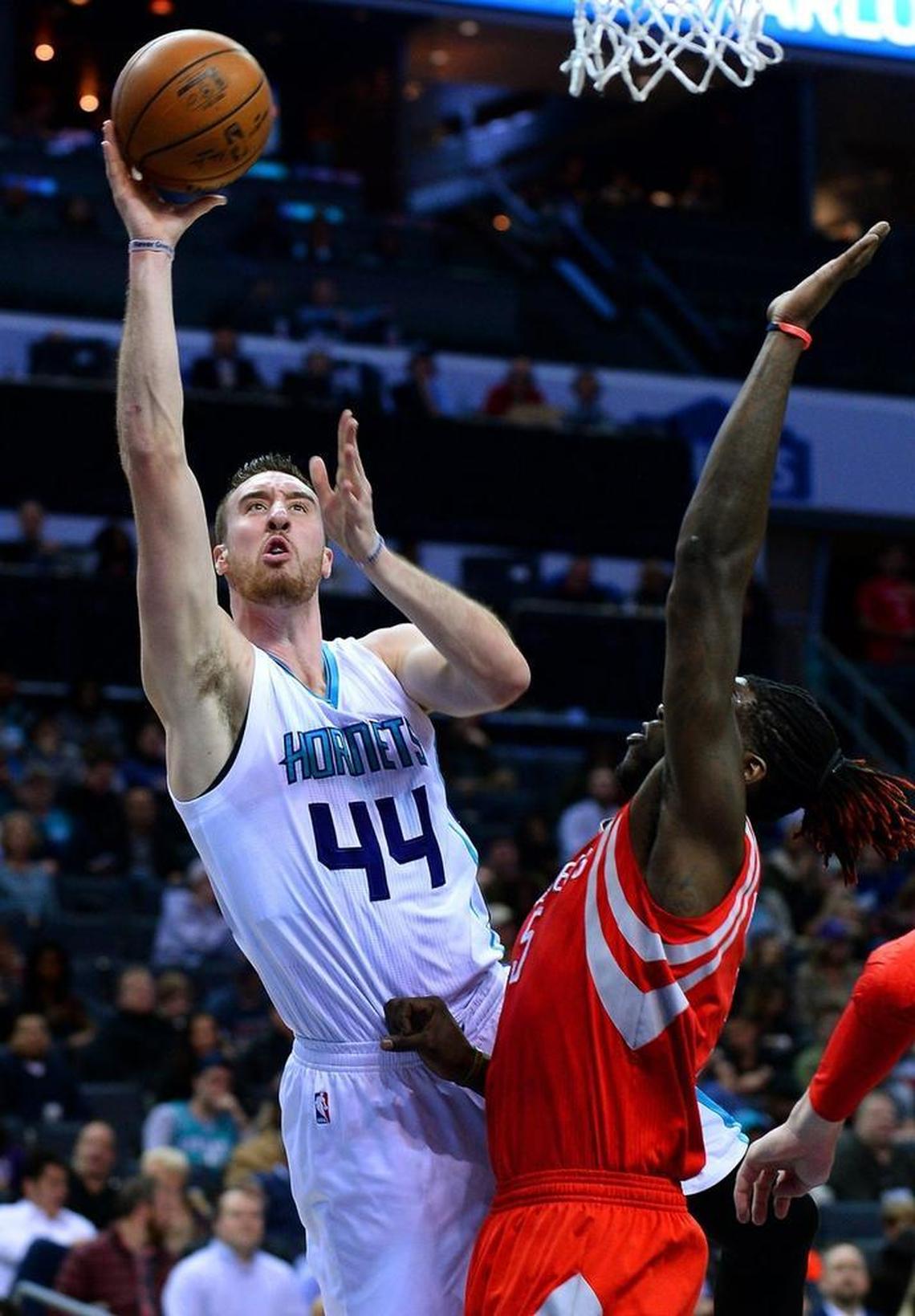 Charlotte Hornets center/forward Frank Kaminsky was the ninth overall pick in the 2015 NBA draft.