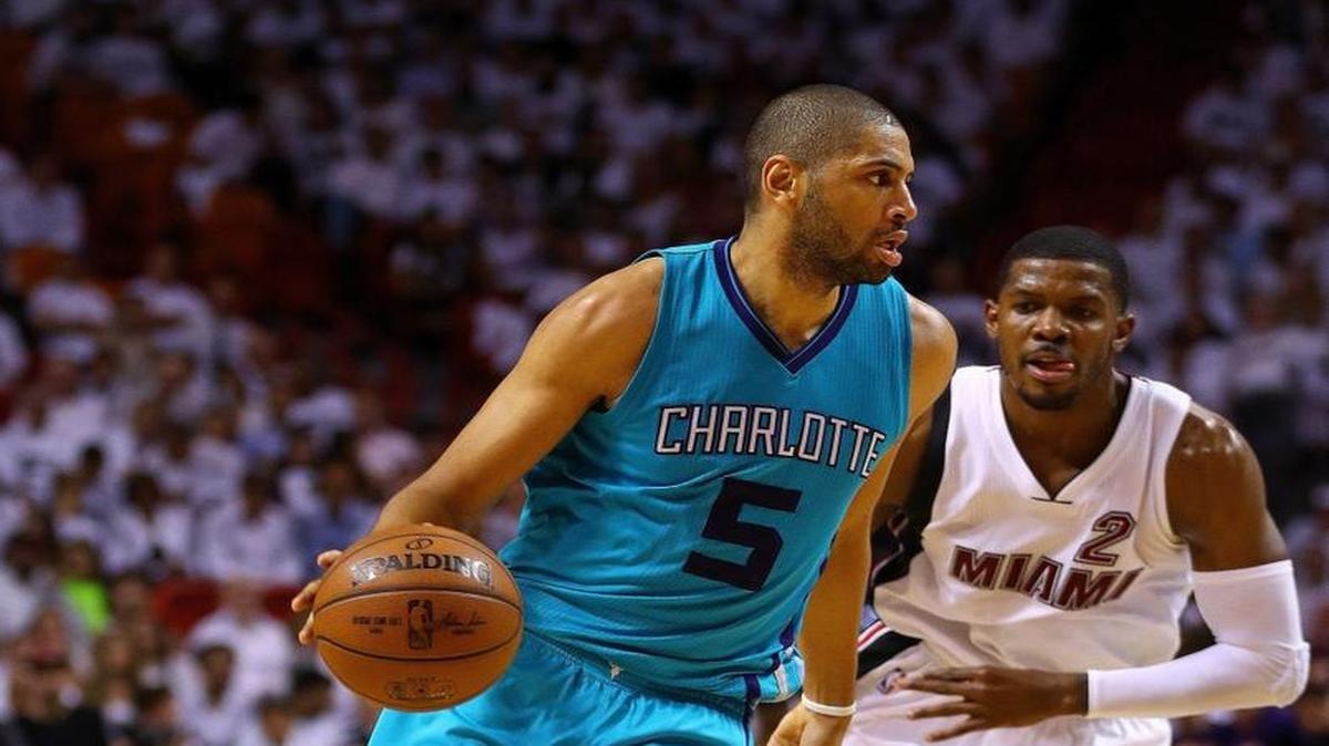 Charlotte Hornets guard/forward Nic Batum (5) says the beauty of last season is five free agents-to-be never cared more about themselves than the team.