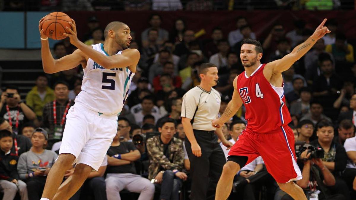 Charlotte Hornet Nic Batum (left) might have played the best basketball of his NBA career in the past week.