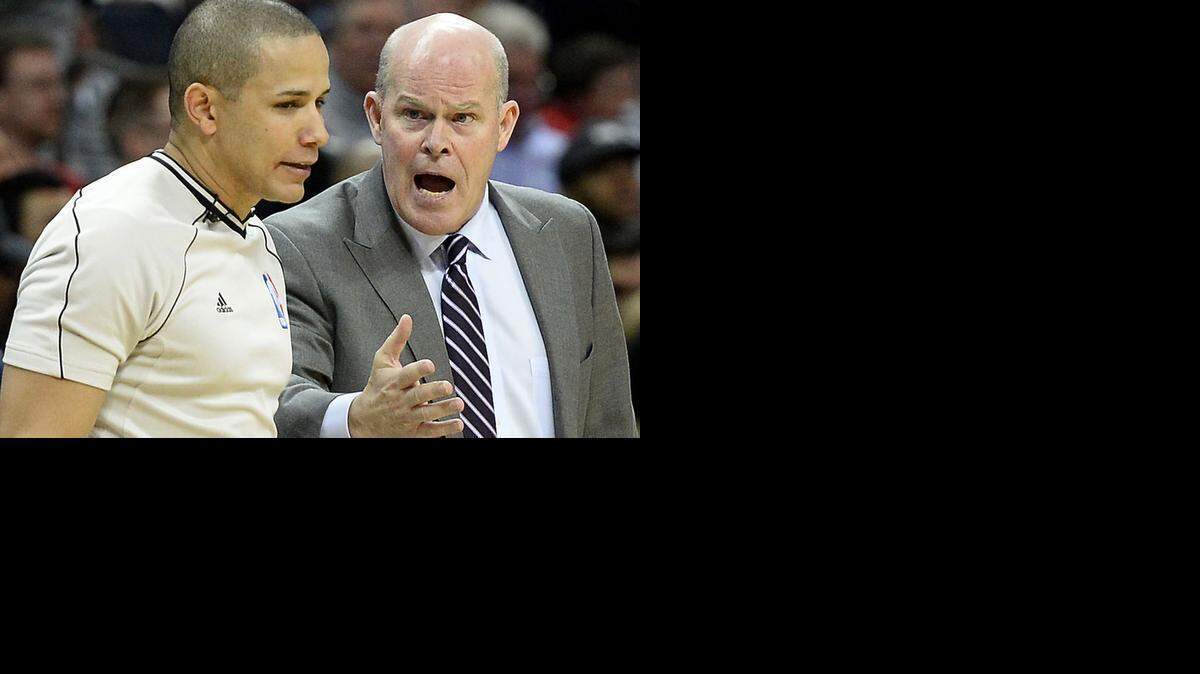 
Head coach Steve Clifford, right, and the Charlotte Hornets figure to miss the NBA postseason. If they do get to eighth place in the Eastern Conference they would face an Atlanta Hawks team that has been their Kryptonite in recent seasons. 
