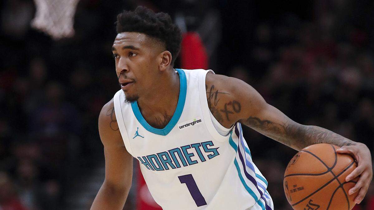 Charlotte Hornets' Malik Monk during the first half of an NBA basketball game against the Chicago Bulls Friday, Nov. 17, 2017, in Chicago. (AP Photo/Jim Young)