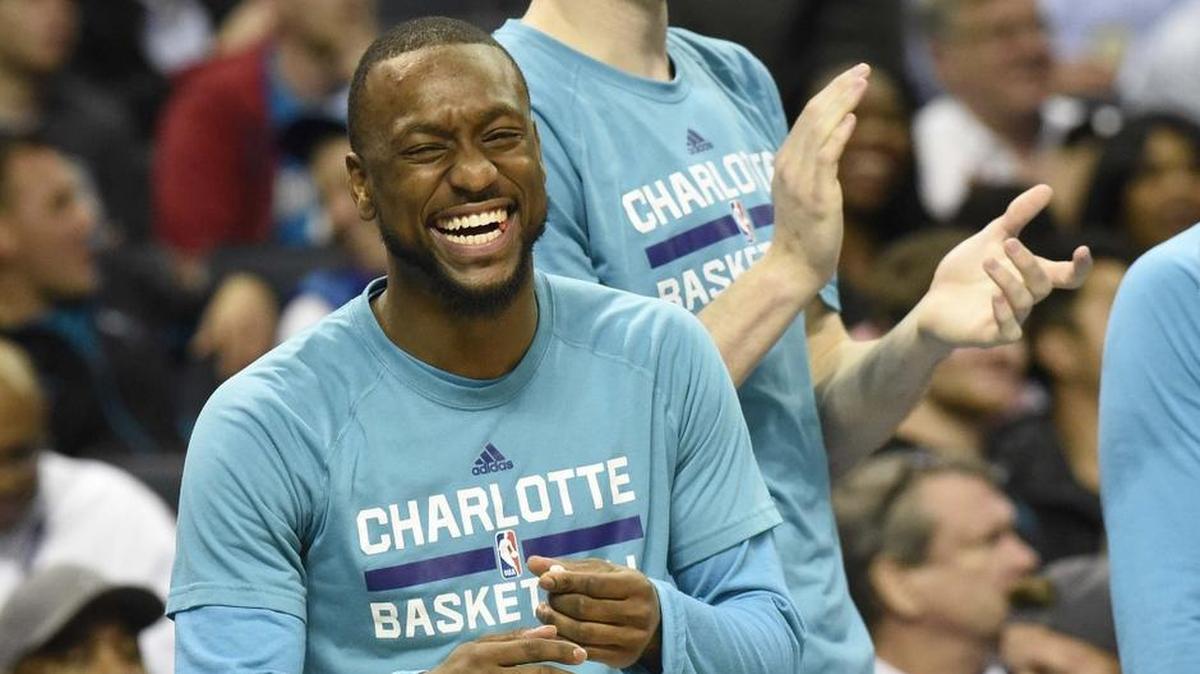 Kemba Walker on left, Cody Zeller on right, are both being held out of contact drills this training camp while recovering from nagging injuries.