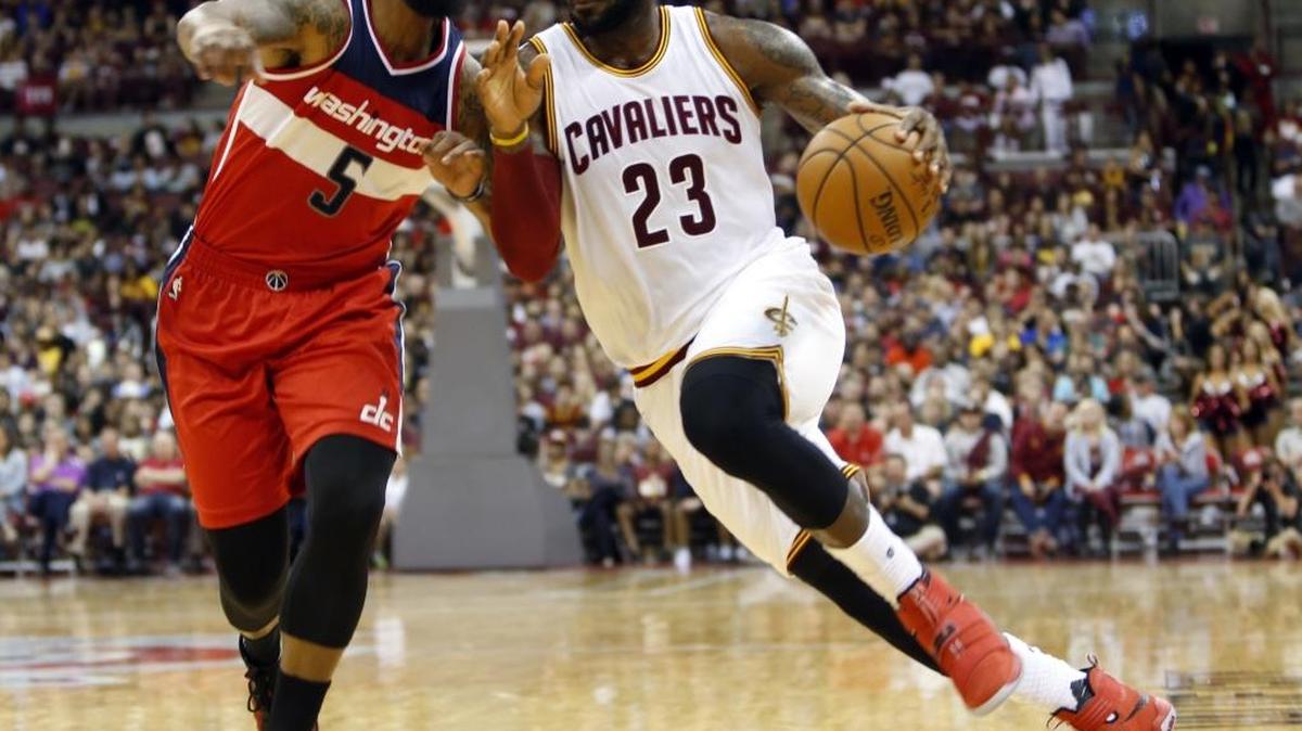 Cleveland’s LeBron James (23) continues to be the dominant force in the NBA’s Eastern Conference.