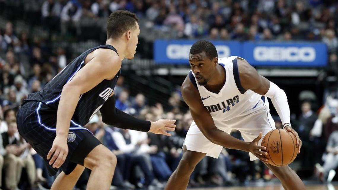 Dallas Mavericks forward Harrison Barnes (40) led his team with 25 points against the Charlotte Hornets in a 115-111 victory on Wednesday.