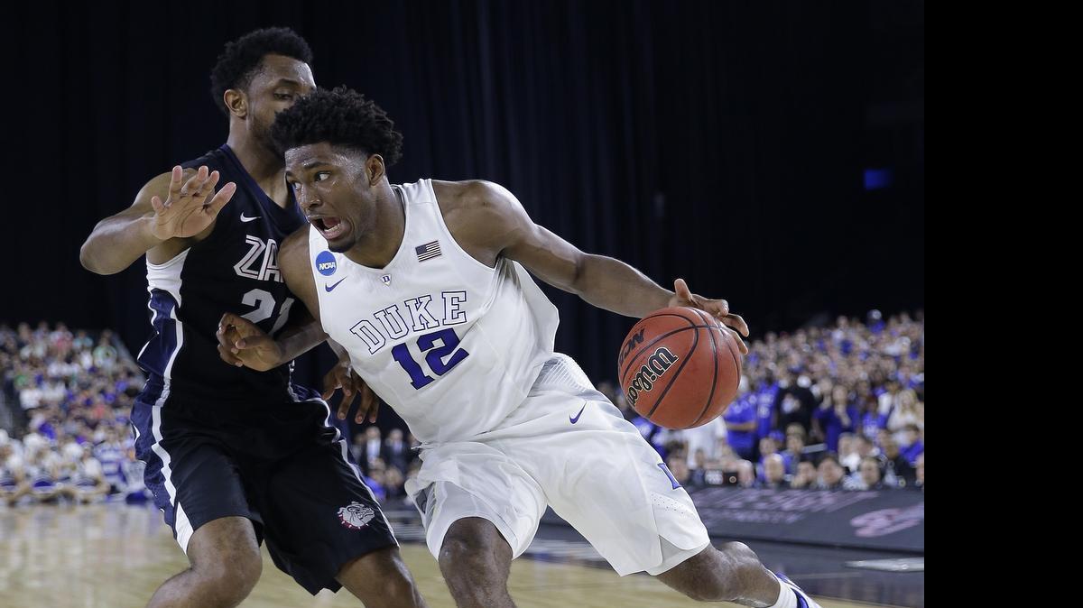 
Duke's Justise Winslow (12) was among the top prospects to participate in the NBA Draft Combine in Chicago.
