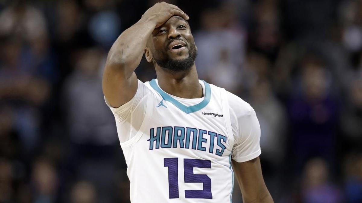Charlotte Hornets' Kemba Walker (15) scored 41 points Wednesday night, which was just about the only reason to tune in to the home loss to the Dallas Mavericks.