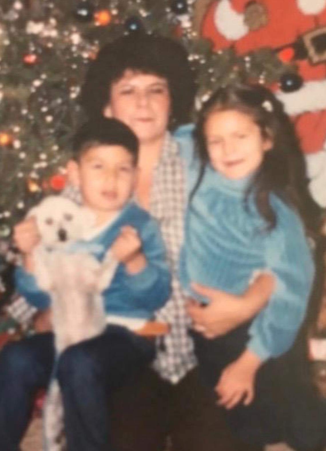 “She was an incredible mother,” says James Borrego, pictured here as a boy with sister Jessica and mom Lydia. “I mean, it was incredible just to watch how she invested and poured into her kids. She was a great example for what I’m striving for as a parent.”