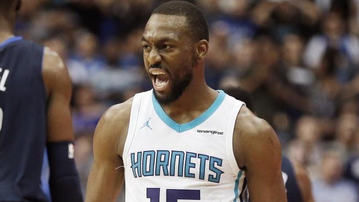 Charlotte Hornets star Kemba Walker (15) is tired of missing the playoffs. If the next general manager does a major rebuild, could that set the course for Walker’s departure to another team?