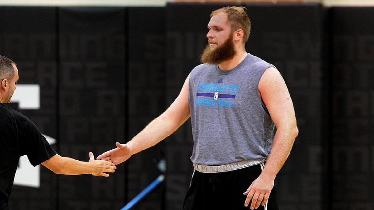 Former Gonzaga standout Przemek Karnowski, a 7-foot-1, 300-pound center, admits he must increase his shooting range to improve his NBA prospects.