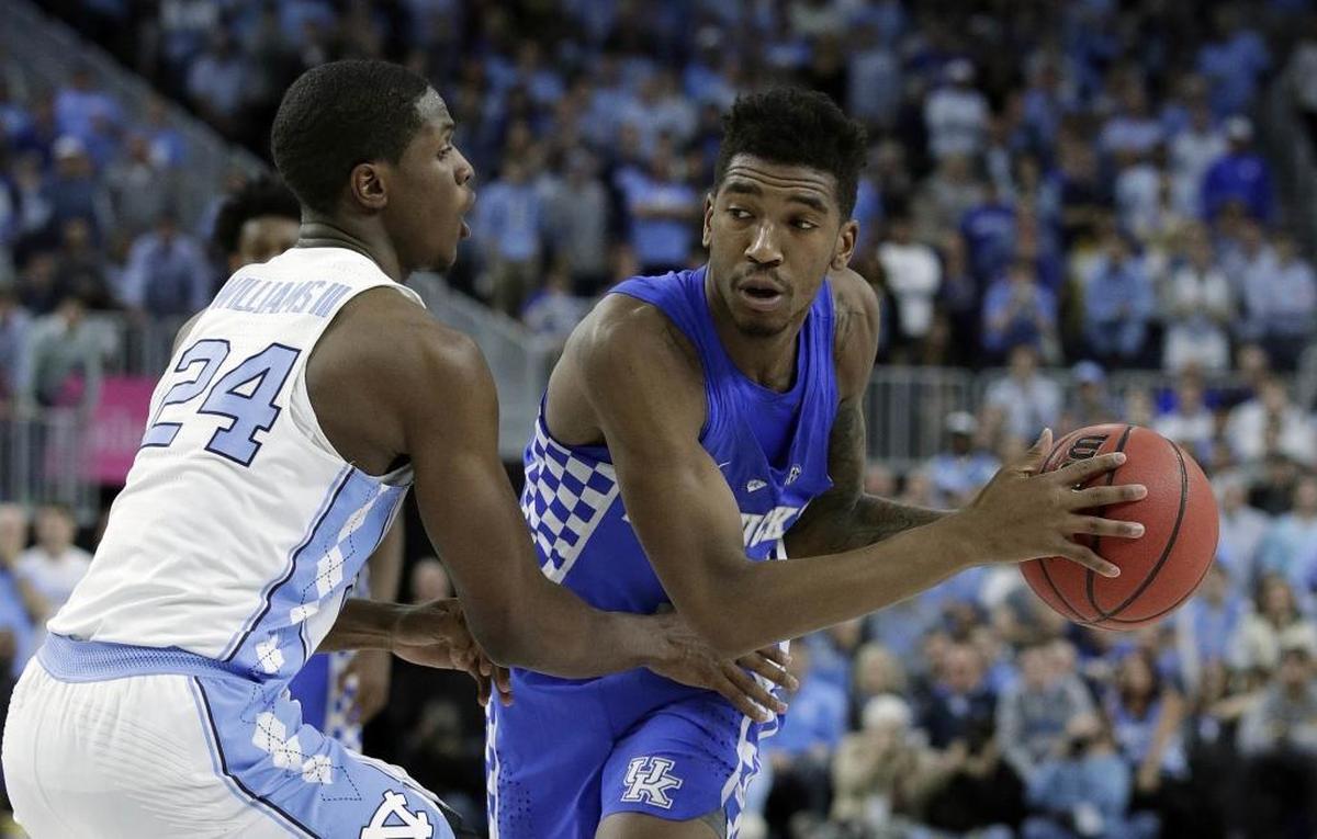 Kentucky's Malik Monk (holding ball) was a gifted scorer in his only college season.