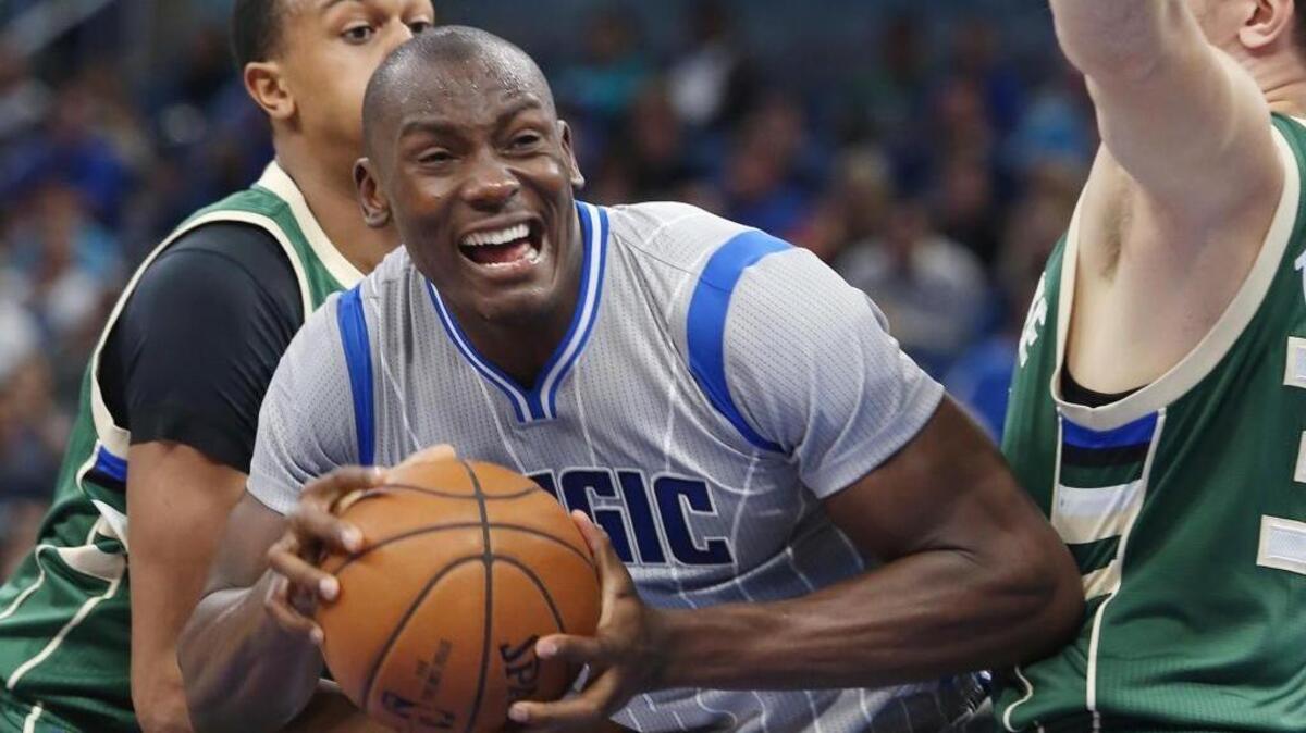 Bismack Biyombo had a big post-season with the Toronto Raptors last season, which led to a lucrative free-agent contract with the Orlando Magic.