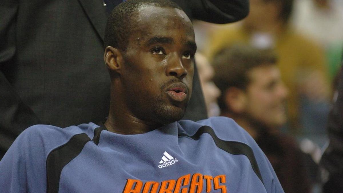 Emeka Okafor was the then-Charlotte Bobcats’ first rookie draft pick in 2004. He’s in the Philadelphia 76ers’ training camp. Okafor last played for the Washington Wizards in the 2012-13 season.