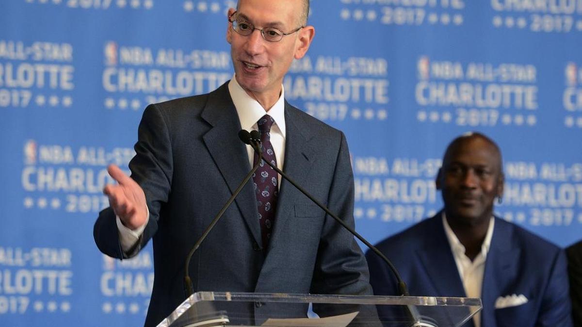 The NBA and Commissioner Adam Silver awarded the NBA All-Star Game to Charlotte, and the Hornets are scheduled to host it on Sunday, Feb. 19.