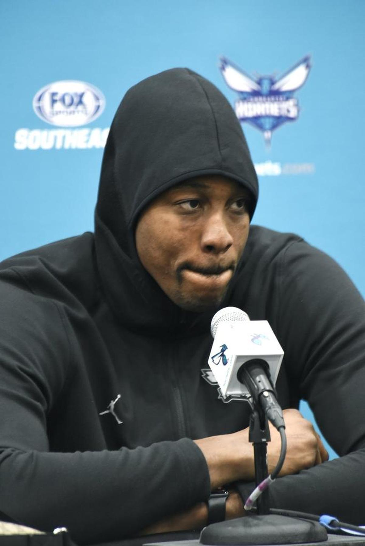 Charlotte Hornets center Dwight Howard talked about learning to play with new teammates and some accomplishments during a Wednesday news conference. Hornets coach Steve Clifford and players including Kemba Walker and Howard came before the media Wednesday to recap the season and look to the future.