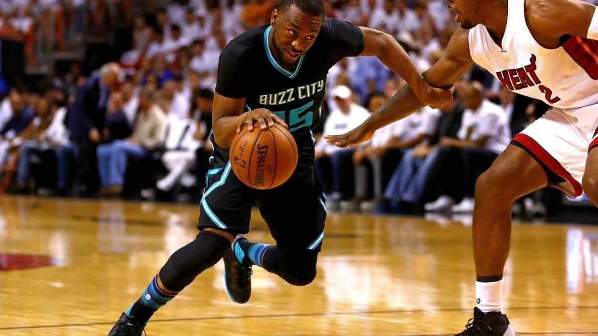 Charlotte Hornets point guard Kemba Walker had surgery on his left knee Monday to repair a torn meniscus. Walker will be out until sometime in July.
