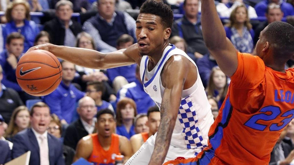 Charlotte Hornets fans can get their first live look at first-round pick Malik Monk (shown here while playing for Kentucky) at an open practice at Spectrum Center Sept. 30.