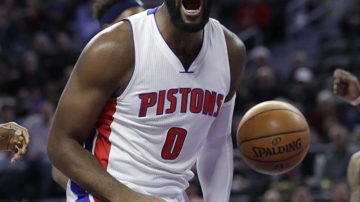 Detroit Pistons center Andre Drummond was ejected from a game in November for elbowing Charlotte Hornets center Roy Hibbert in the head.