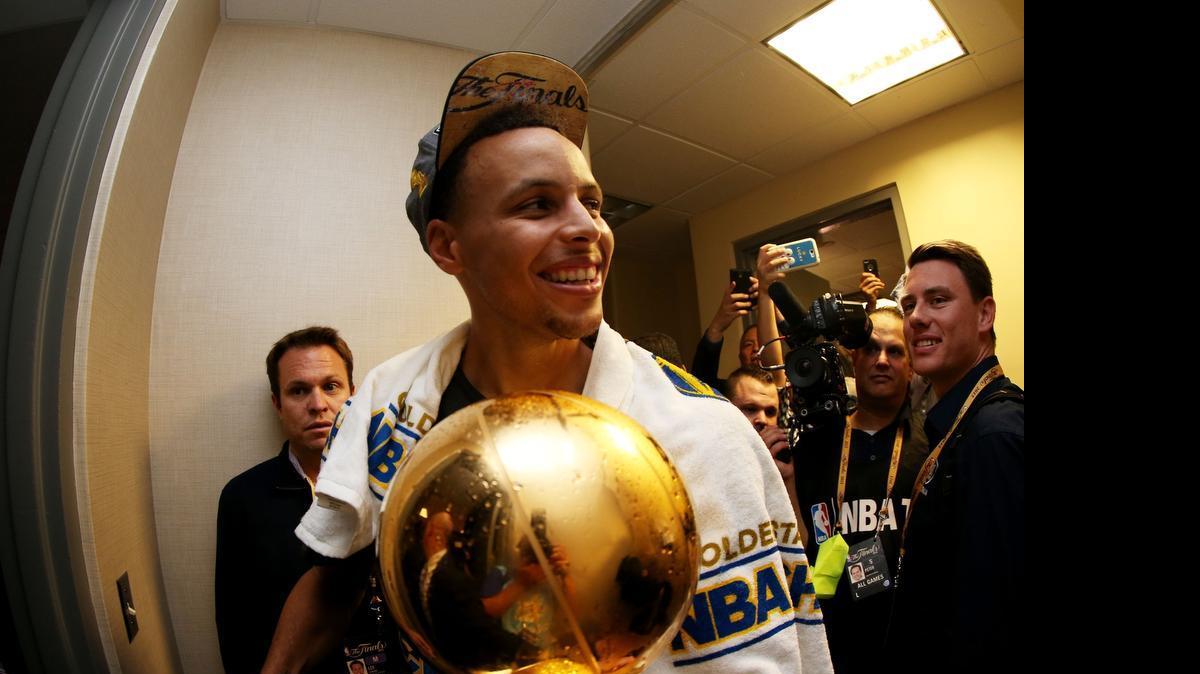 
The latest chapter in Stephen Curry’s wondrous story was written Tuesday, when the Golden State Warriors beat the Cleveland Cavaliers 105-97, winning the NBA Finals in six games. It completed an epic season for Curry, a former Charlotte Christian and Davidson star who coupled the title with the league’s most-valuable-player award.

