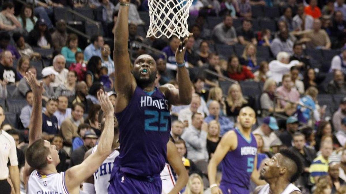 Opponents find it harder this season to double-team Hornets center Al Jefferson (25) because of the team’s improved 3-point shooting.