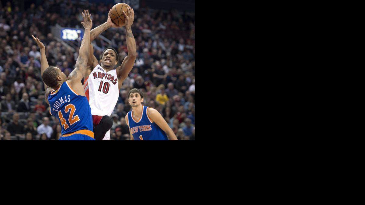 
Toronto’s  DeMar DeRozan (10) is among the top shooting guards in the Eastern Conference.
